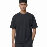 Drop Shoulder Essential T-Shirt – Black