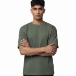 Drop Shoulder Essential T-Shirt – Green