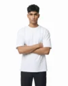 Drop Shoulder Essential T-Shirt – White