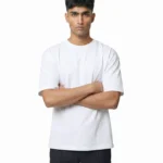 Drop Shoulder Essential T-Shirt – White
