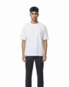 Drop Shoulder Essential T-Shirt – White - Image 5