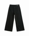 Baggy Denim Pants - All Black - Image 6