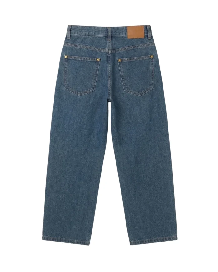 Baggy Denim Pants - Classic Blue - Image 6