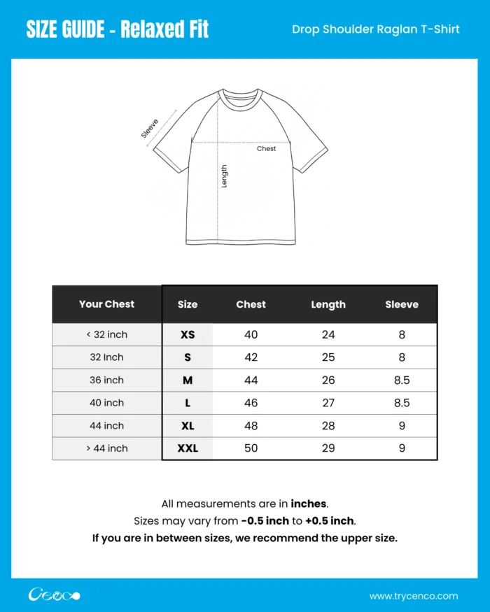 Drop Shoulder Raglan T-Shirt – White & Black - Image 4