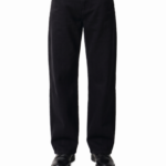 Baggy Denim Pants - All Black