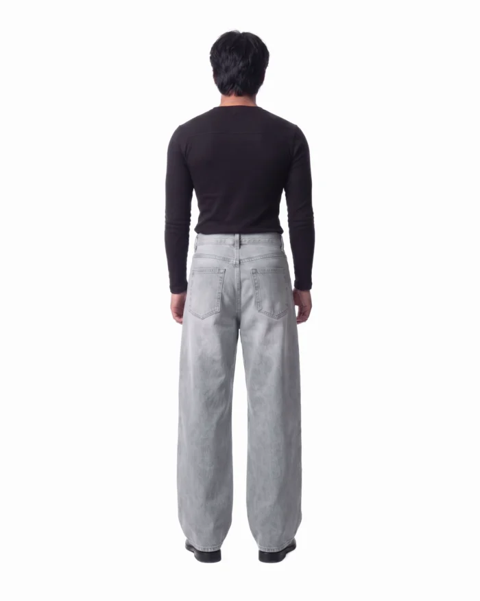 Baggy Dad Jeans - Bright Ash - Image 3