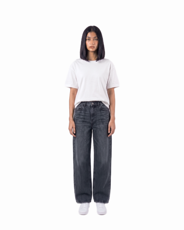 Baggy Denim Pants - Early Dawn - Image 3