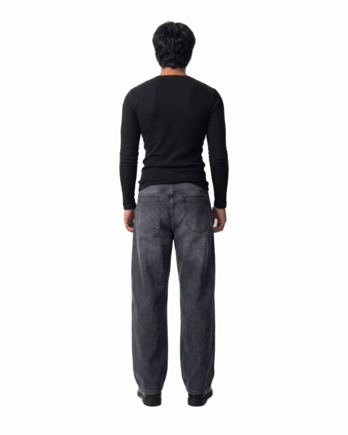 Baggy Denim Pants - Early Dawn - Image 4