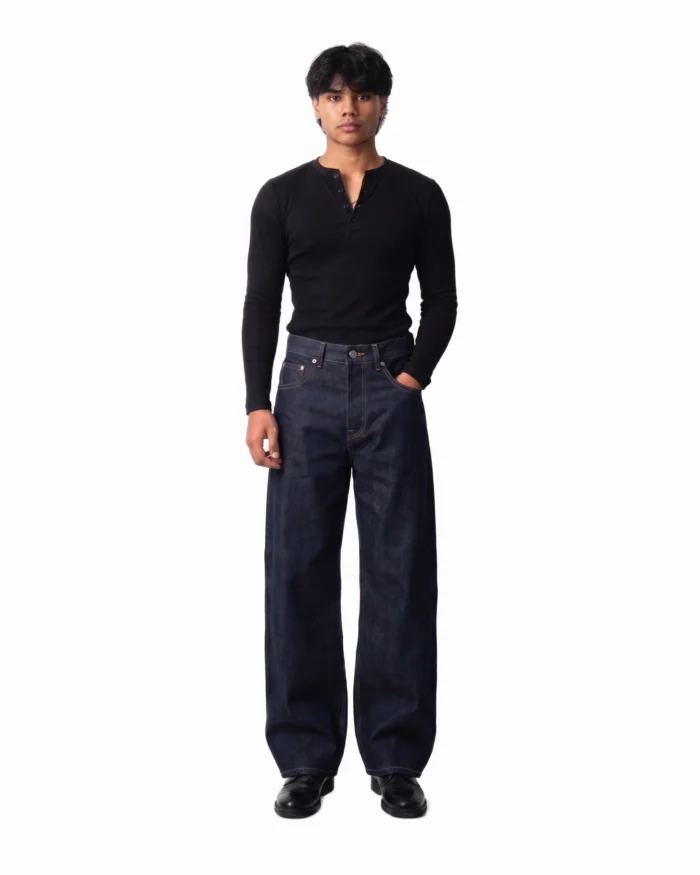 Baggy Dad Jeans - Indigo - Image 2