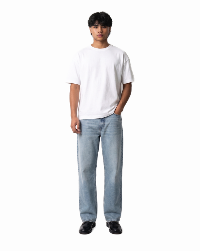 Baggy Denim Pants - Ocean - Image 2