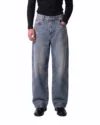 Baggy Dad Jeans - Dirty Blue