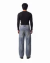 Baggy Dad Jeans - Dirty Blue - Image 3